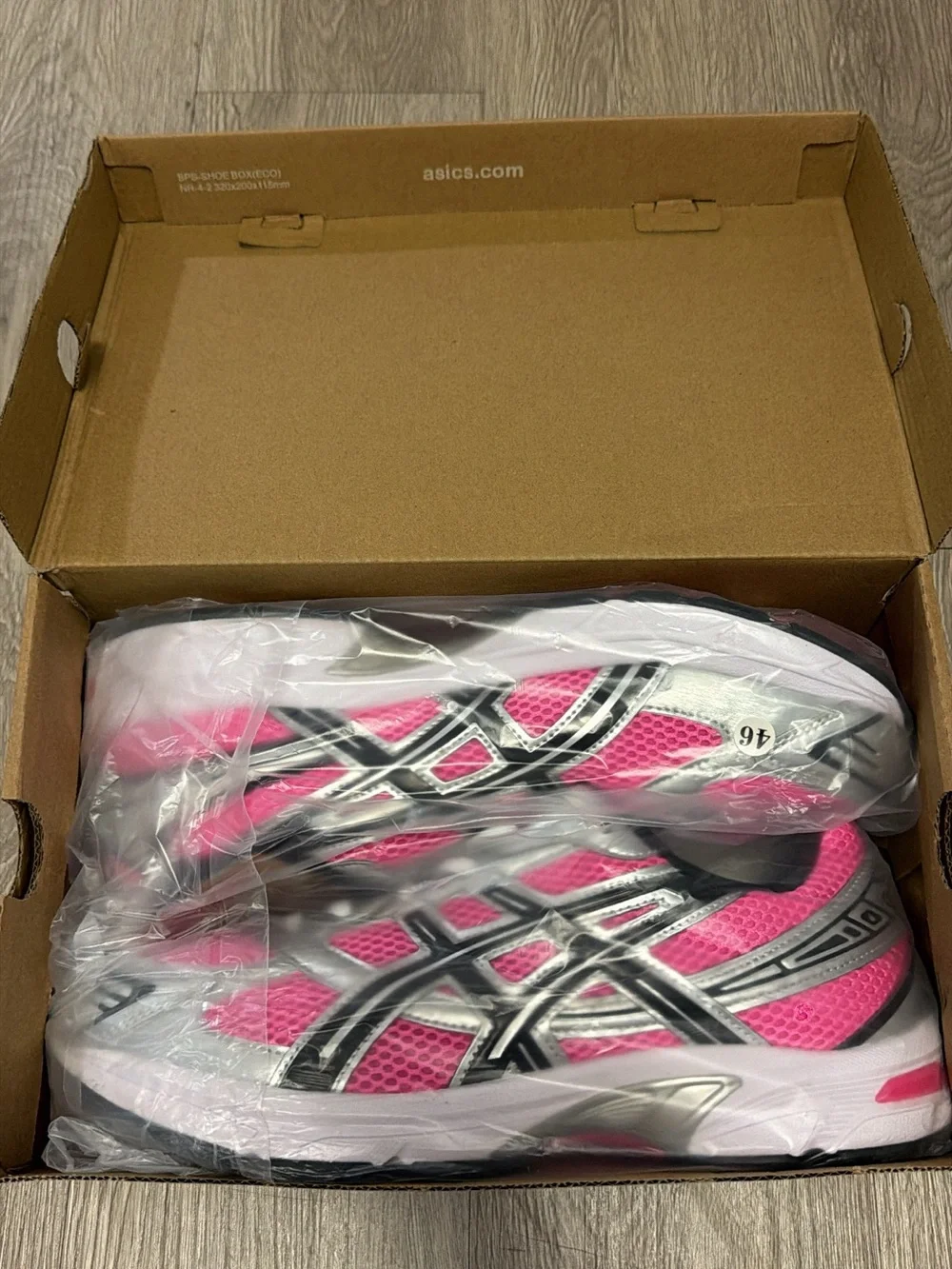Asics Gel-1130 Pink and Silver Athletic Sneakers